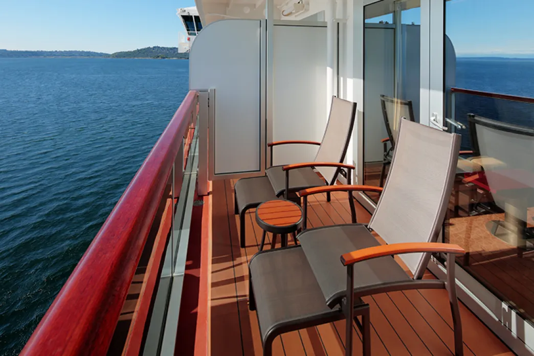 Holland America Line Eurodam - Verandah Stateroom balcony